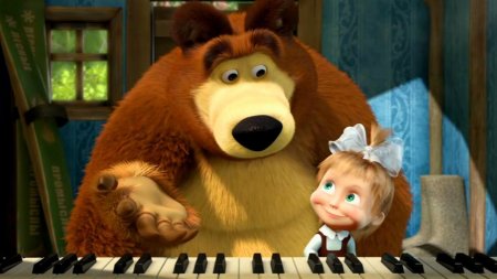 Маша и Медведь - Репетиция оркестра (Masha and the Bear - The grand piano lesson)