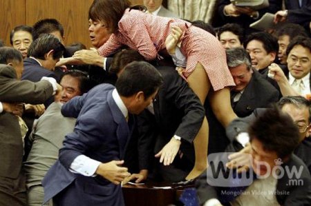 Японы парламентын гишүүдийн зодоон “Оны шилдэг зодоон”-оор тодорлоо