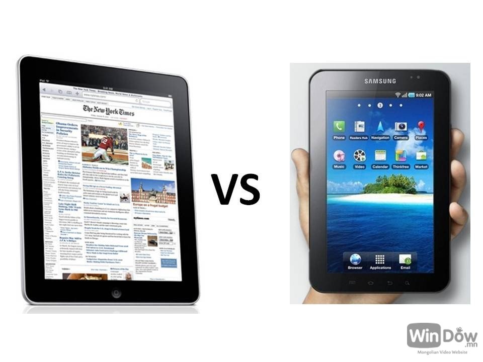 Реклам-Samsung Galaxy Tab S vs. iPad