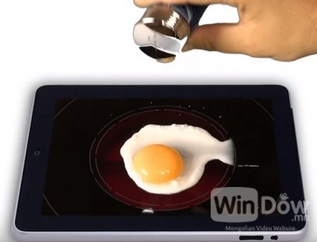 Apple iPad2 дээр өндөг шарж болно
