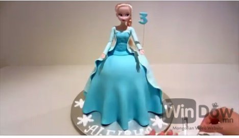 Бялуу урлахуй - Frozen хүүхэлдэйн киноны Elsa
