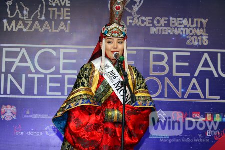 FACE OF BEAUTY INTERNATIONAL 2016 - Монголын мисс Э.Урангоогийн хариулт
