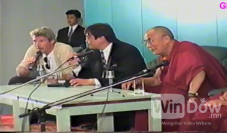 Далай лам, Ричард Гир, Н.Энхбаяр нарын сонирхолтой бичлэг